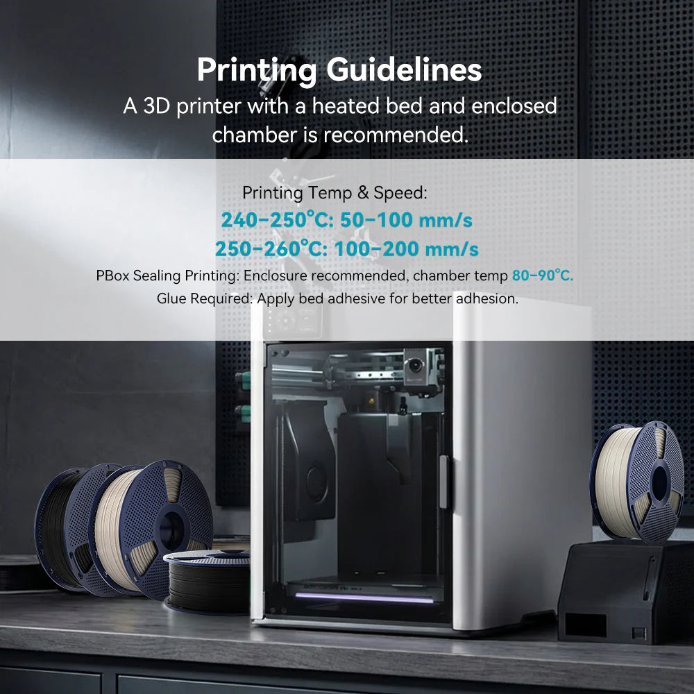 ABS-FR (ABS Flame Retardant) 3D Printer Filament 1KG