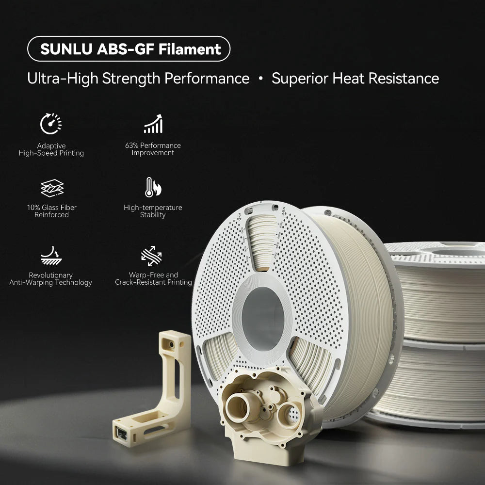 ABS-GF (ABS Glass Fiber) 3D Printer Filament 1KG