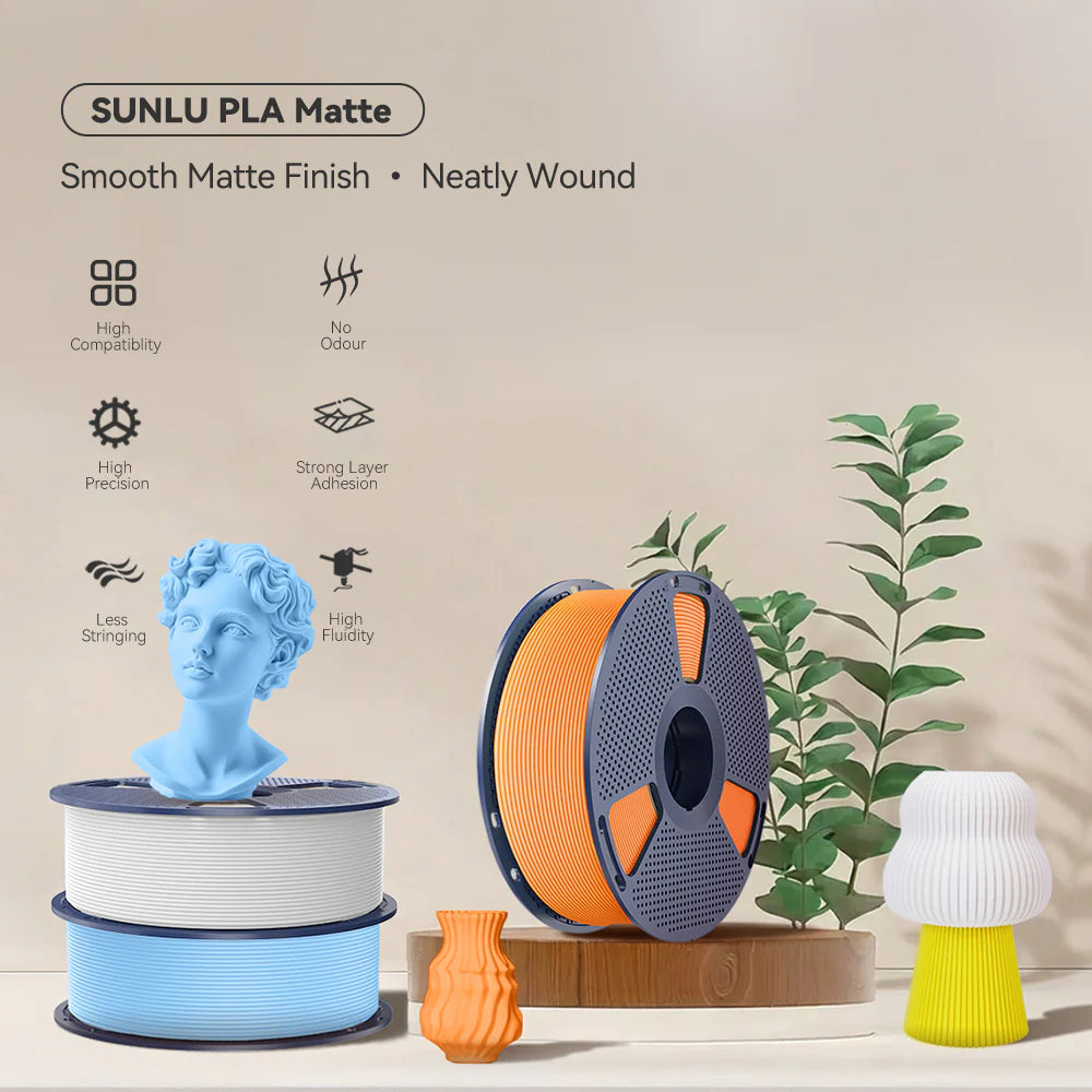 [MOQ: 6KG] Matte PLA 3D Printer Filament 1KG