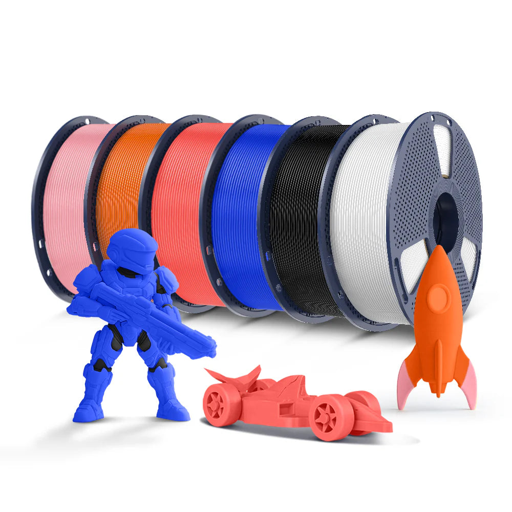 PLA+(PLA Plus) 3D Printer Filament 1KG Spool, Mix & Match Over 6 Rolls Bulk Order