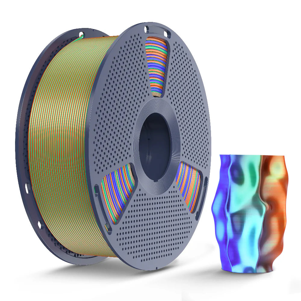 [MOQ: 3KG] Multi-Color SILK Filament(Dual-color, Tri-color and Four-color) 3D Printer Filament 1KG