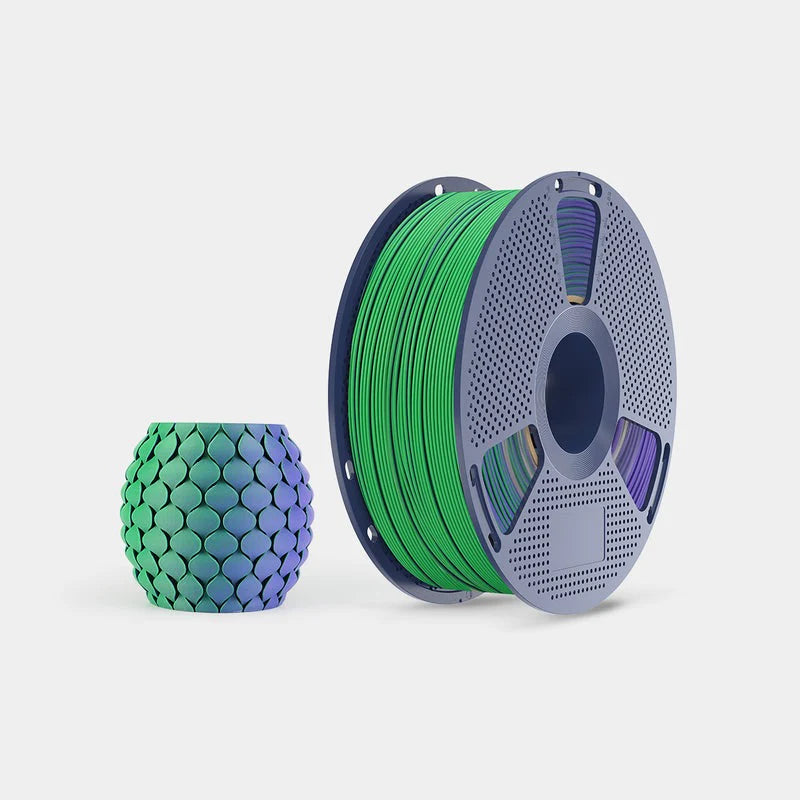 SUNLU Matte PLA Dual-Color 3D Printer Esthenic Filament 1KG, Seamless Two-Tone Shifts & Soft Matte Finish