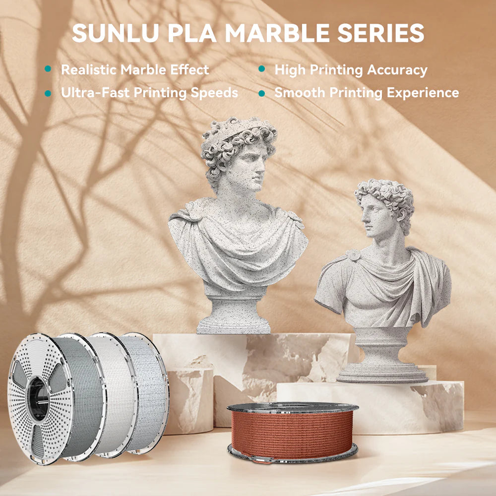 [MOQ: 3KG] High Speed PLA Marble 3D Printer Filament 1KG