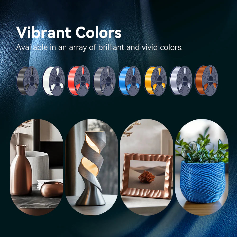 SILK Filament 3KG Large Spool 3D Printer Filament 3KG
