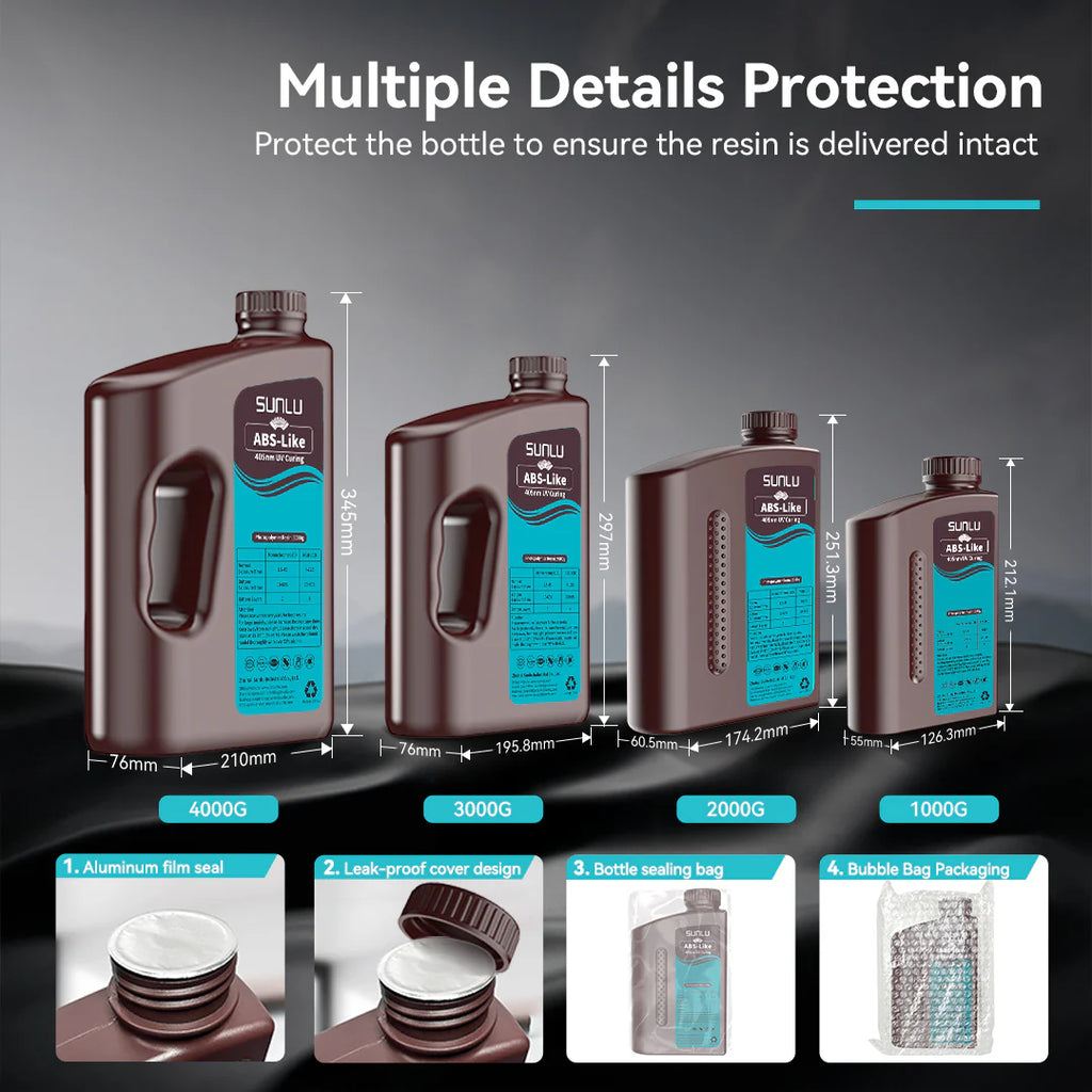 [MOQ: 6 Bottles] ABS Like Resin 2000G