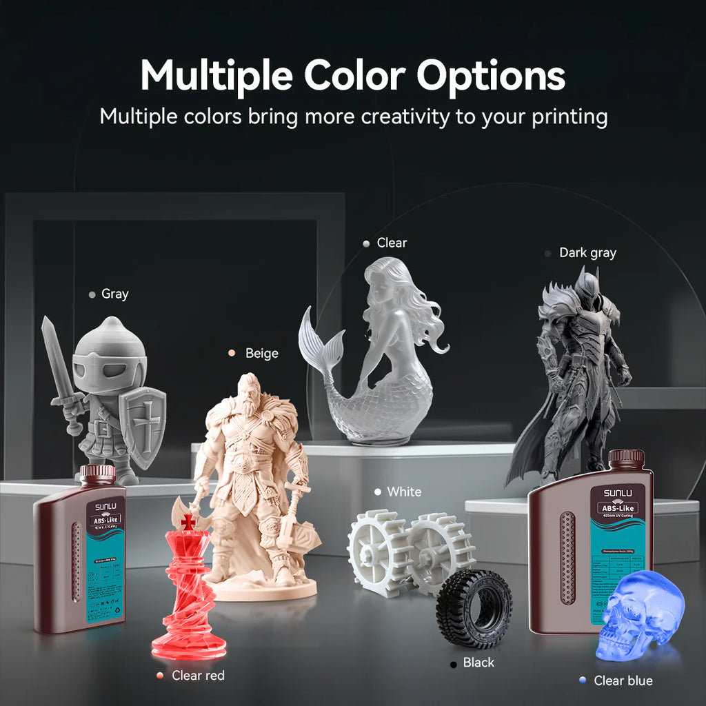 [USA Prime Deal] 1000g ABS Like Resin and Water-wash ABS Like Resin