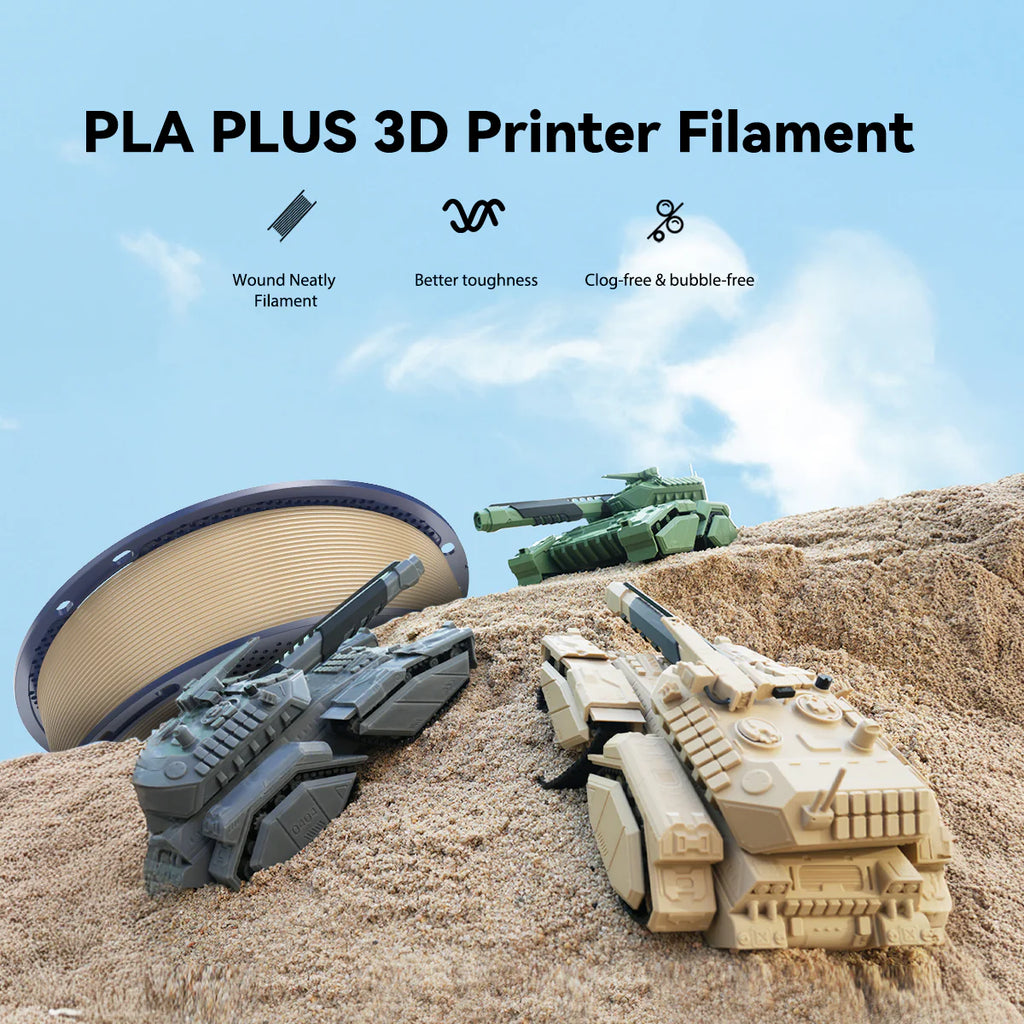 PLA+(PLA Plus) 3D Printer Filament 1KG Spool, Mix & Match Over 6 Rolls Bulk Order