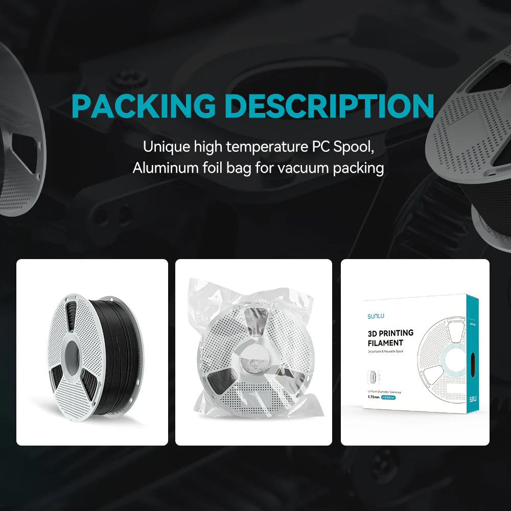 PC-ABS 3D Printer Filament, High-performance 3D Filament 1KG
