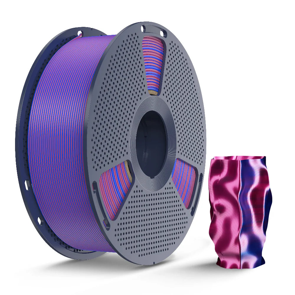 [MOQ: 3KG] Multi-Color SILK Filament(Dual-color, Tri-color and Four-color) 3D Printer Filament 1KG