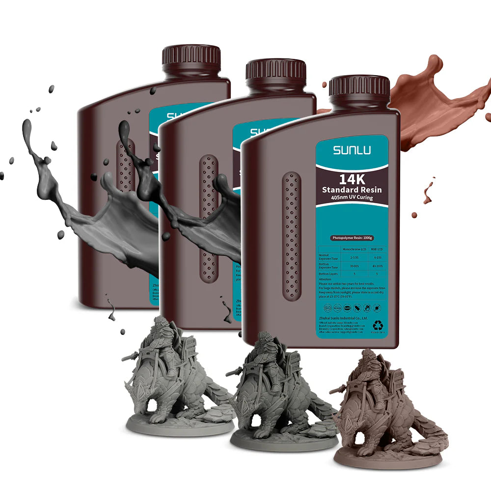 [MOQ: 5 Bottles] 14K Standard Resin and Redwax Resin 1000g