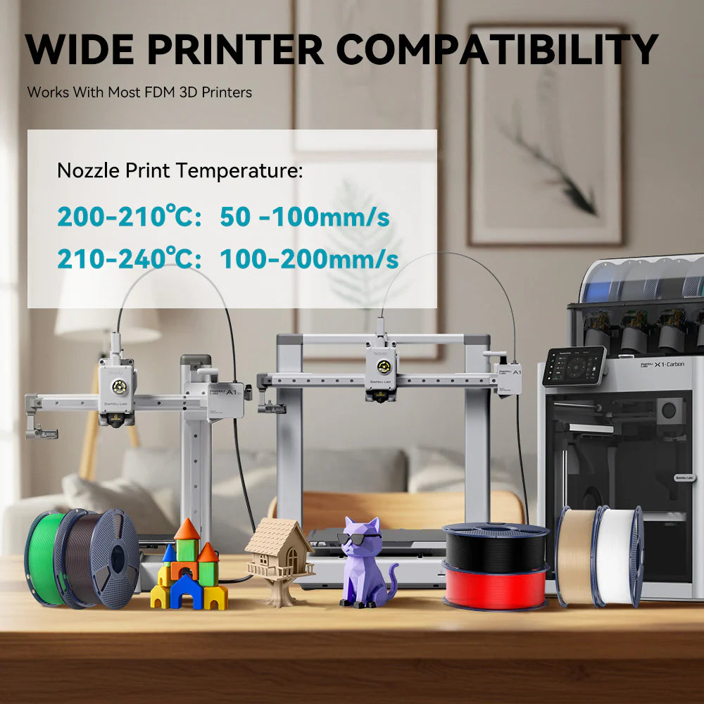 PLA 3D Printer Filament 1KG Spool, Mix & Match Over 6 Rolls Bulk Order