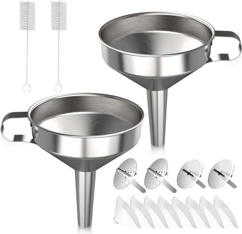 304 Stainless Steel Funnel Set, for Photosensitive Resin Loading and Unloading