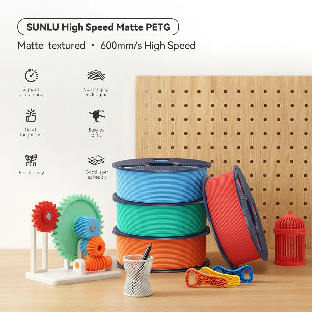 [MOQ: 6KG] High Speed Matte PETG 3D Printer Filament 1KG