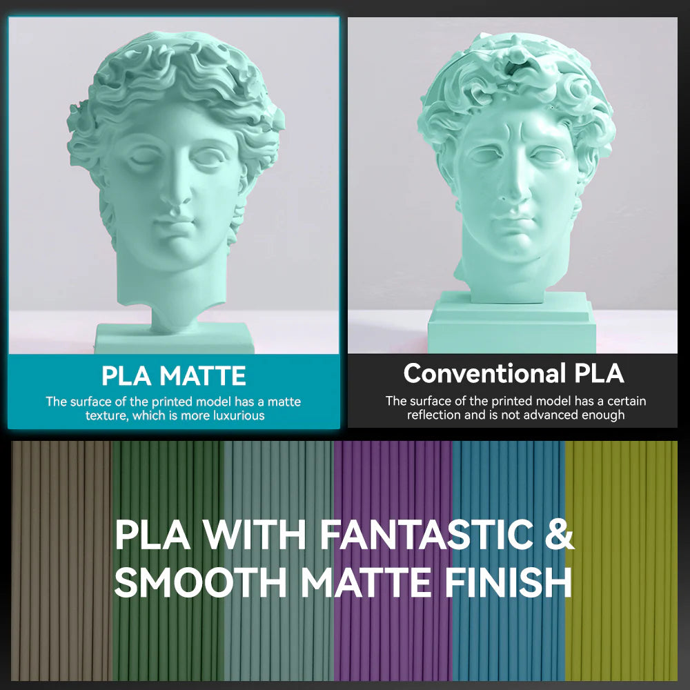 Matte PLA 3KG Large Spool 3D Printer Filament 3KG