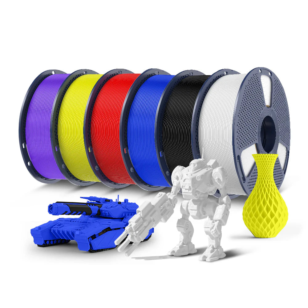 PLA 3D Printer Filament 1KG Spool, Mix & Match Over 6 Rolls Bulk Order