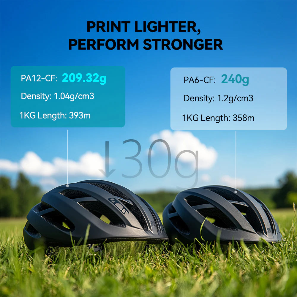 Nylon-12 Carbon Fiber (PA12-CF) 3D Printer Filament 1KG