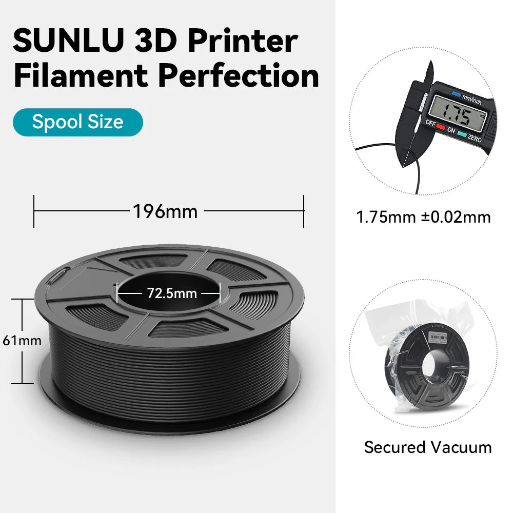 PLA+(PLA Plus) 3KG Large Spool 3D Printer Filament 3KG