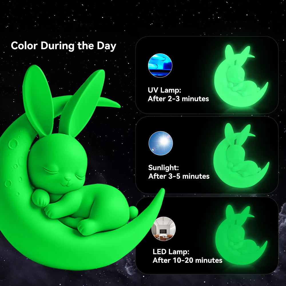 [MOQ: 3KG] PETG Glow in The Dark (Luminous) 3D Printer Filament 1KG