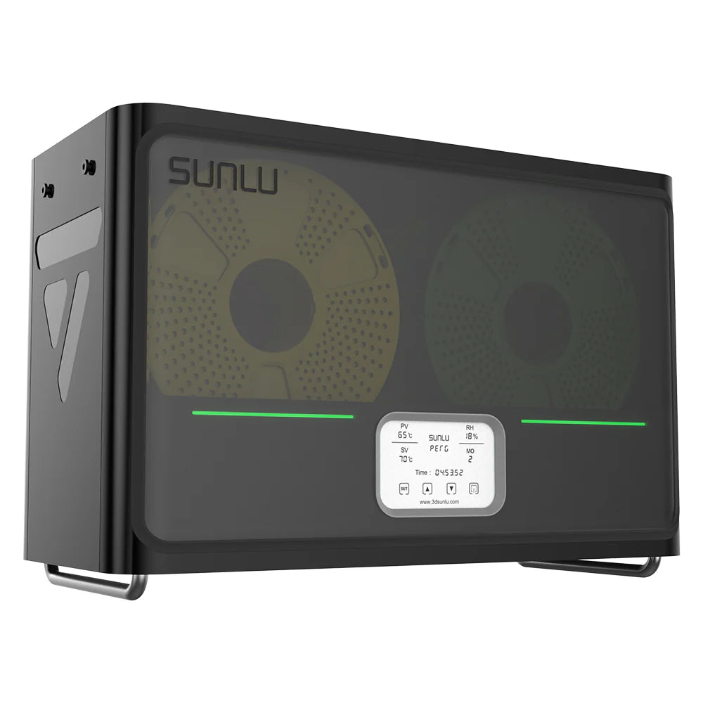 SUNLU FilaDryer S4, Temperature Balance and High Efficiency, the First Dryer for 4 Spools Capacity