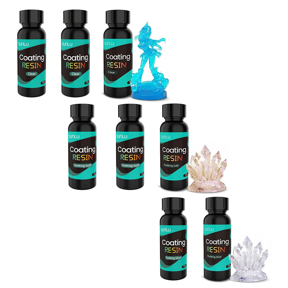 Crystal Coating Resin for DIY Crafts Jewelry Making Casting and Coating