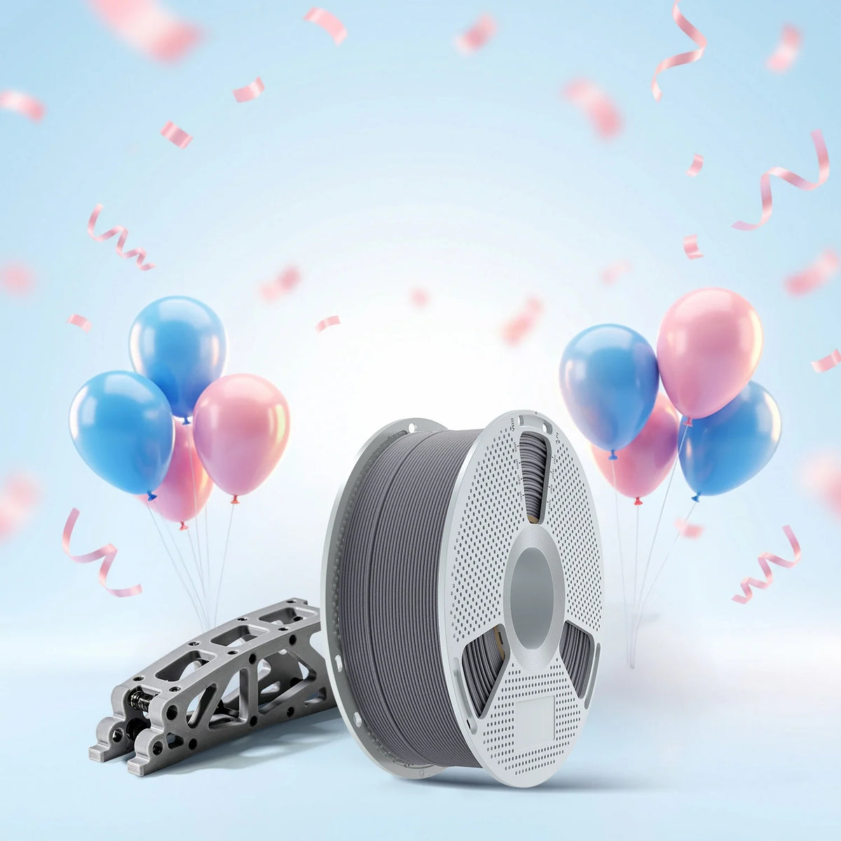 Nylon-6 Glass Fiber (PA6-GF) 3D Printer Filament 1KG