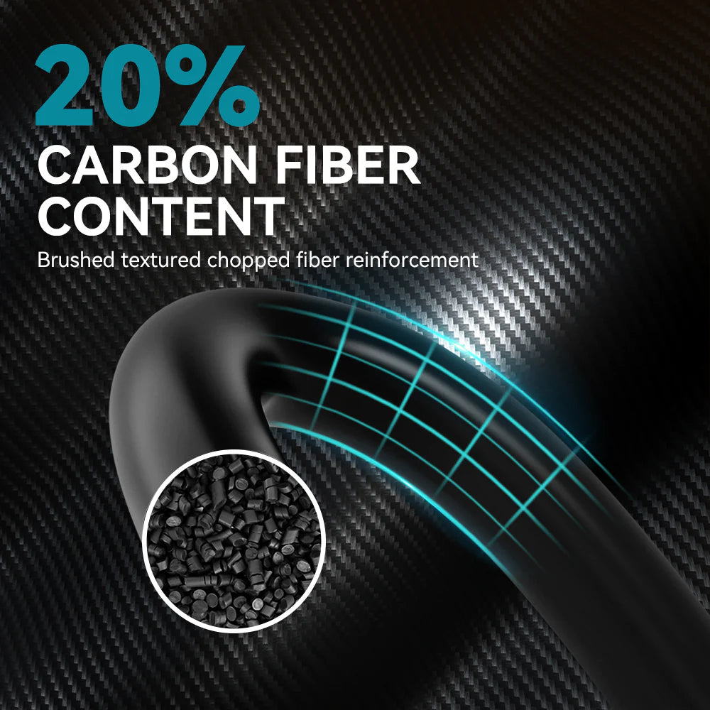 Nylon-6 Carbon Fiber (PA6-CF) 3D Printer Filament 0.5KG-1KG